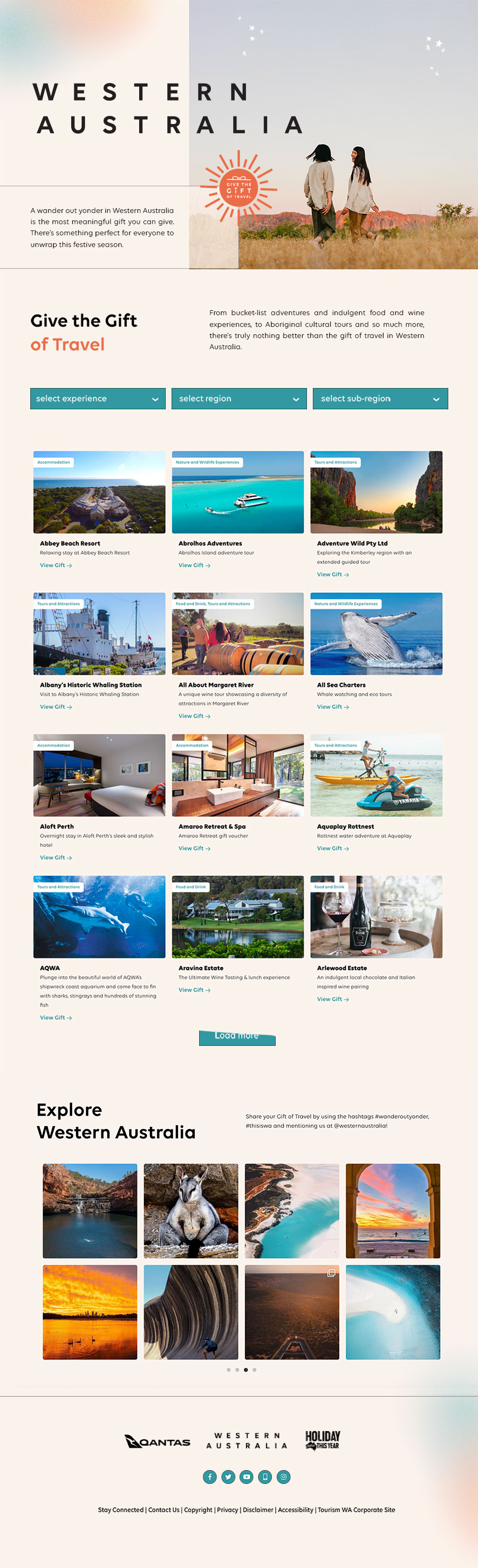 tourism wa corporate website